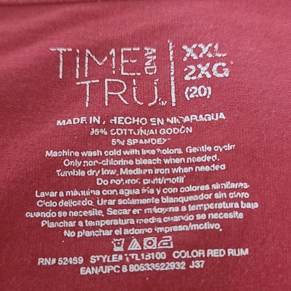 PLUS SIZE TIME AND TRU TOP - Picture 6 of 6